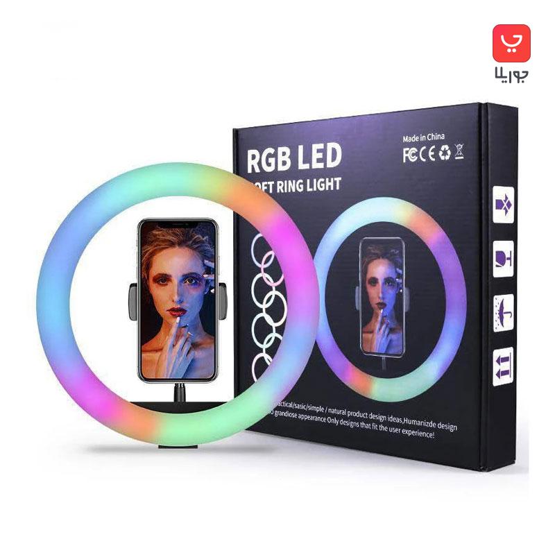 رینگ لایت RGB مدل MJ26 به همراه پایه